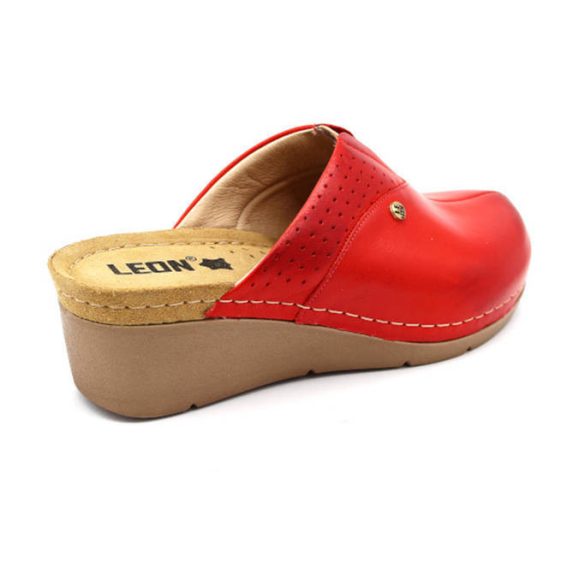 Leon Comfort női papucs - 1002 Piros
