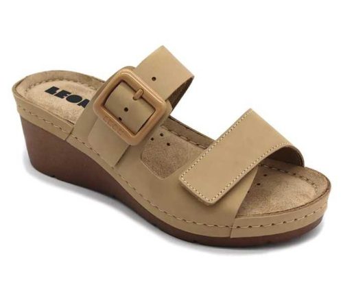 Leon Comfort női papucs - 1110 bezs