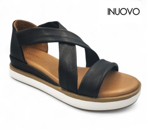 Inuovo női szandál - 113012 Black 25