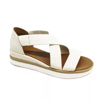 Inuovo női szandál - 113012 Cream