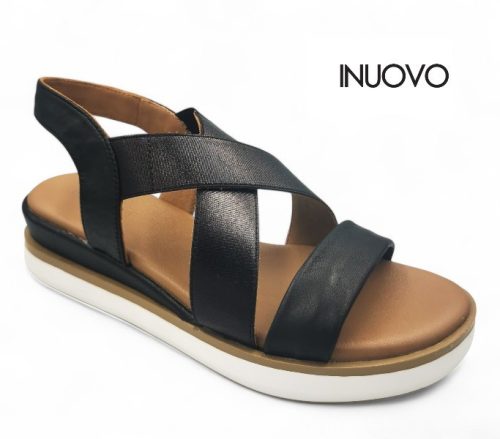 Inuovo női szandál - 113015 Black 25