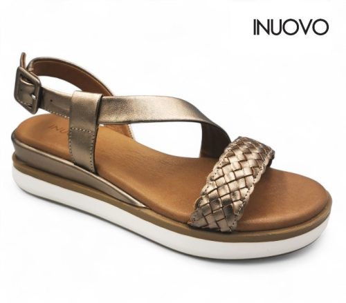Inuovo női szandál - 113114 Metal-ash