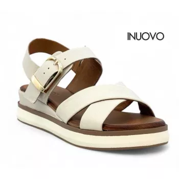 Inuovo női szandál - 113117 Crema