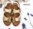Inuovo női szandál - 113117 Gold