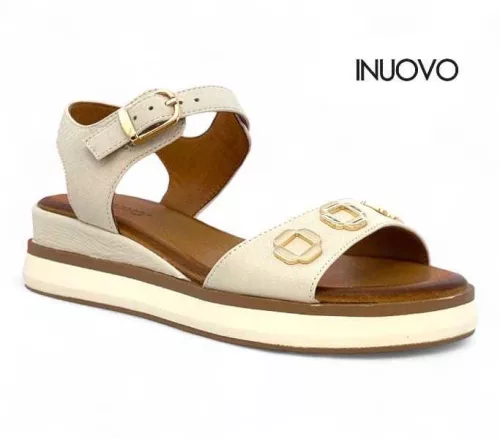 Inuovo női szandál - 113125 Crema