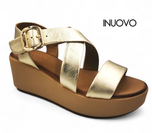 Inuovo női szandál - 123107 Gold