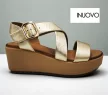 Inuovo női szandál - 123107 Gold