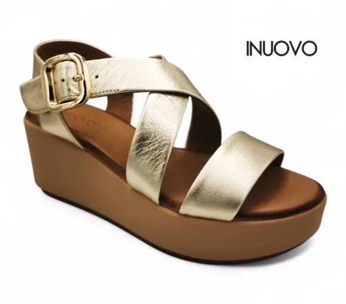 Inuovo női szandál - 123107 Gold