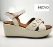Inuovo női szandál - 123127 Crema