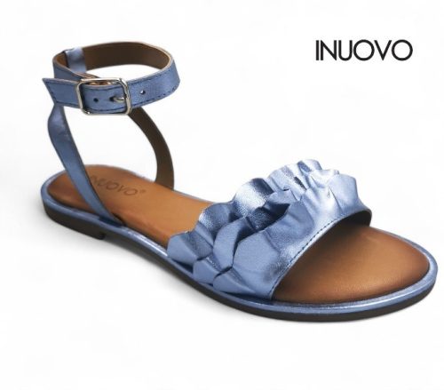 Inuovo női szandál - 130015 Metal-blue