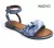 Inuovo női szandál - 130015 Metal-blue