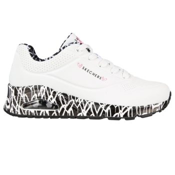Skechers női cipő - 155506-WBK
