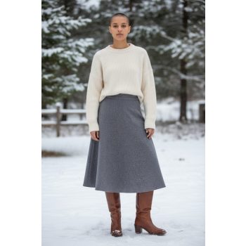 Key Fashion női szoknya - 25670WSZ-szurke