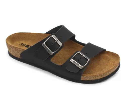 Leon Comfort női papucs - 4010 Fekete-bak