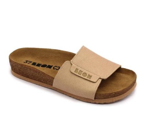 Leon Comfort női papucs - 4022 bezs-R