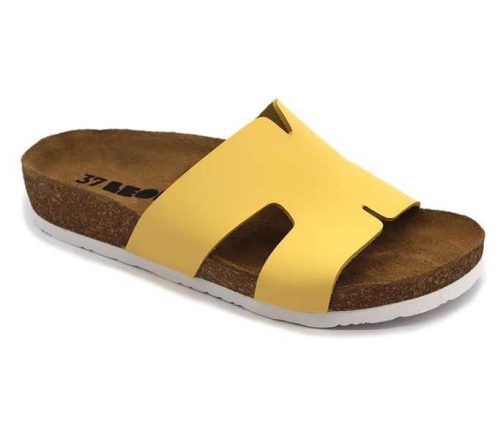 Leon Comfort női papucs - 4054 sarga