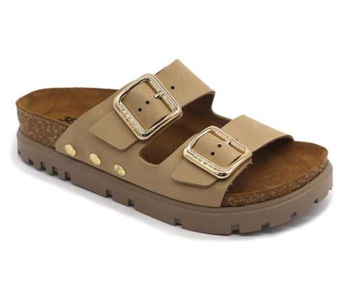 Leon Comfort női papucs - 6011 bezs