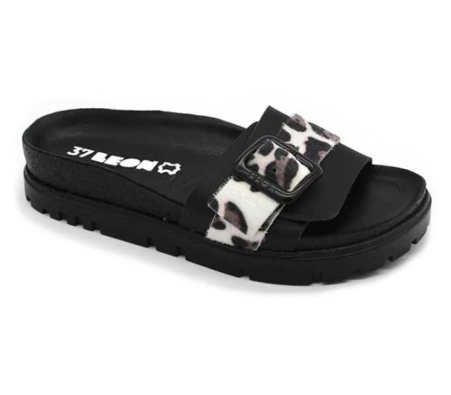 Leon Comfort női papucs - 6022 fekete