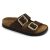 Leon Comfort női papucs - 7010 barna-velur