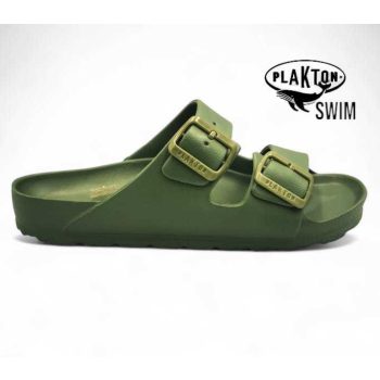 Plakton női papucs - 760010-Kaki