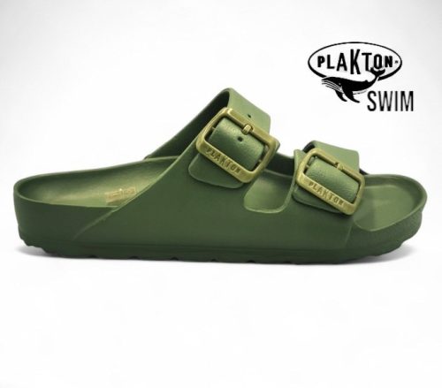 Plakton női papucs - 760010-Kaki