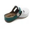 Leon Comfort női papucs - 901 Fehér/Türkiz