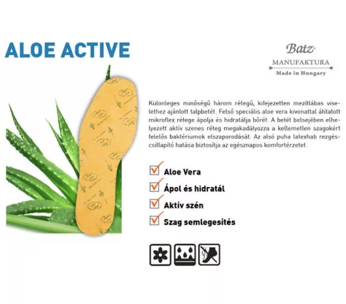 Batz talp betét unisex Talpbetét - 902 Aloe Active