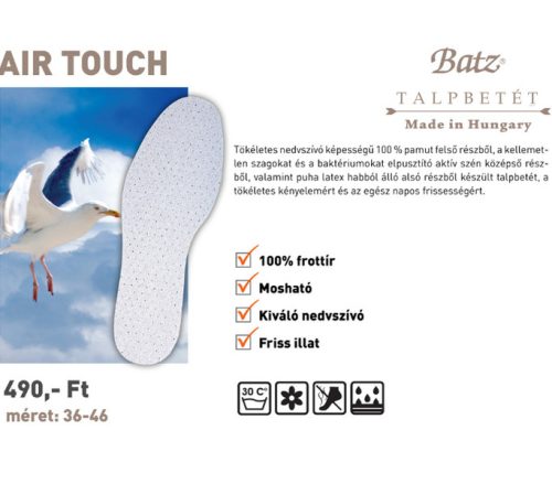 Batz talp betét unisex Talpbetét - 905 Air Touch