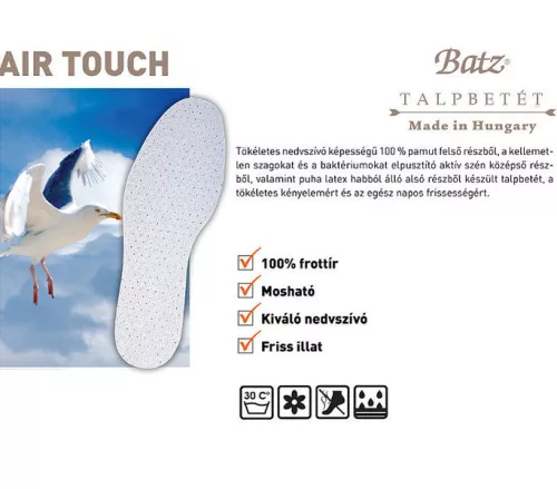 Batz talp betét unisex Talpbetét - 905 Air Touch