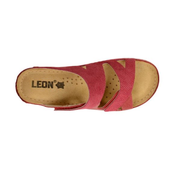 Leon Comfort női papucs - 907 Piros