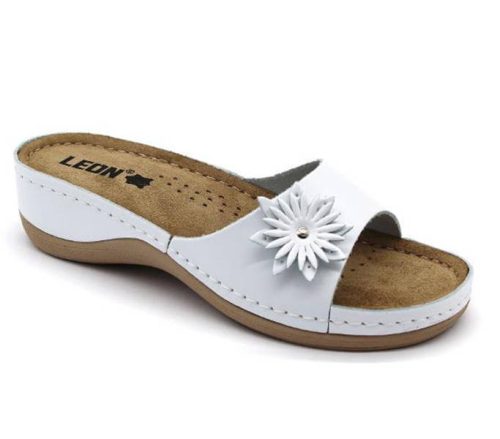 Leon Comfort női papucs - 915 Fehér