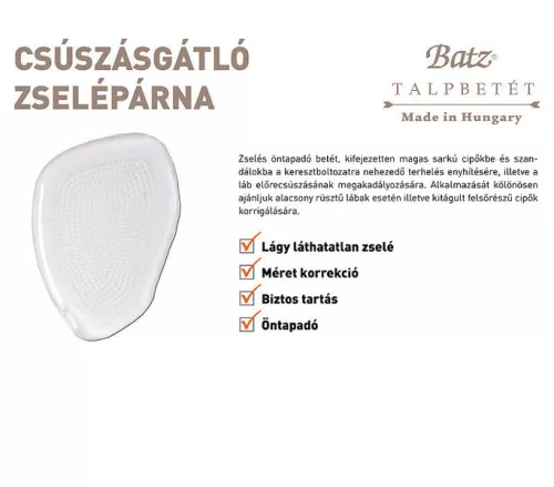 Batz talp betét női Talpbetét - 920 Csuszas p