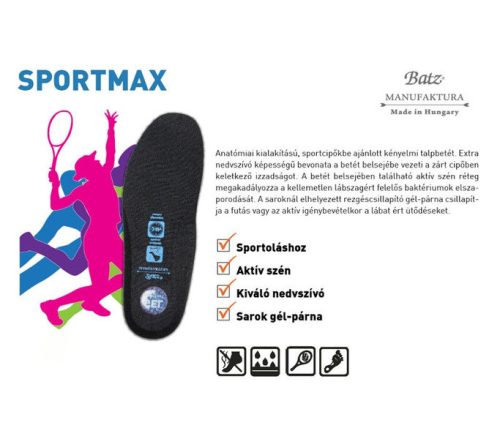 Batz talp betét unisex Talpbetét - 952 Sport Gel Max