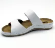 Leon Comfort női papucs - 952 White/Brown