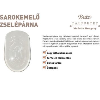 Batz talp betét női Talpbetét - 960 Sarok gél