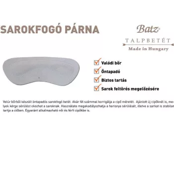 Batz talp betét női Talpbetét - 970 Sarokfogo