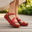 Inuovo női szandál - A96001 Raspberry