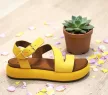Inuovo női szandál - A96001 Yellow