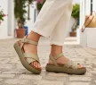 Inuovo női szandál - A96004 Green