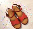 Inuovo női szandál - A96004 Raspberry