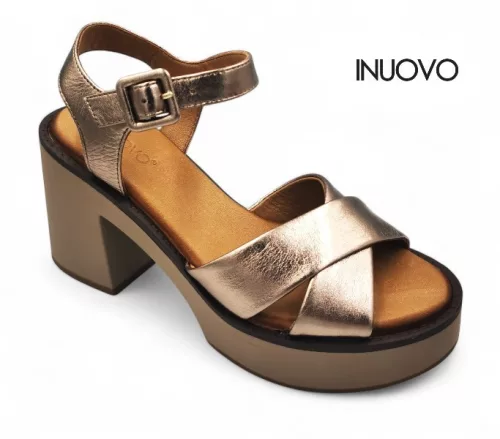 Inuovo női szandál - A97001 Metal-ash