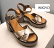 Inuovo női szandál - A97001 Metal-ash