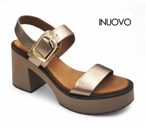 Inuovo női szandál - A97012 Metal-ash