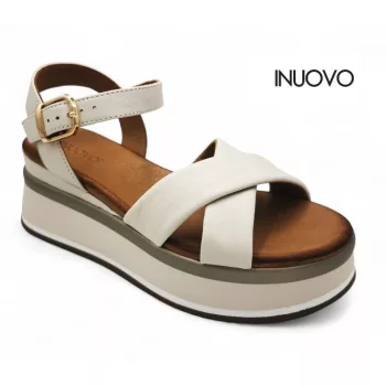 Inuovo női szandál - A98018 Crema