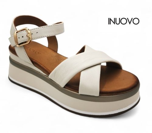 Inuovo női szandál - A98018 Crema