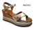 Inuovo női szandál - B37003 Metal-ash