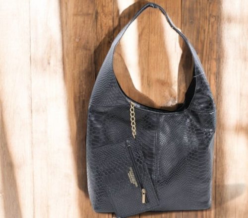 Női táska - CUIR-01257_Black_NS