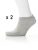 Dorko unisex zokni - Sneaker Sport Socks 2 Prs