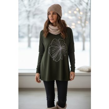 Key Fashion női pulóver - M25781P-zold