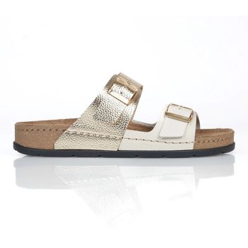 Batz női papucs - Mallorca Beige-Gld